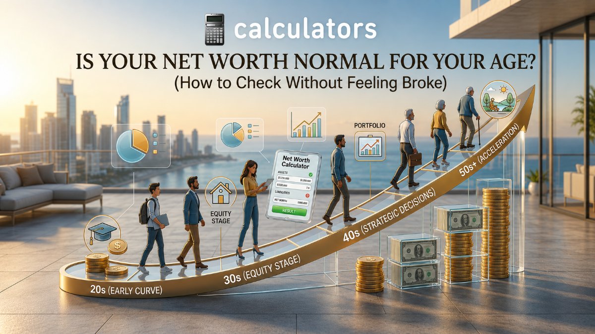 is your net worth normal for your age? (how to check without feeling broke)