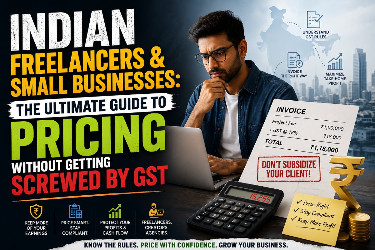 indian freelancers & small businesses: the ultimate guide to pricing without getting screwed by gst