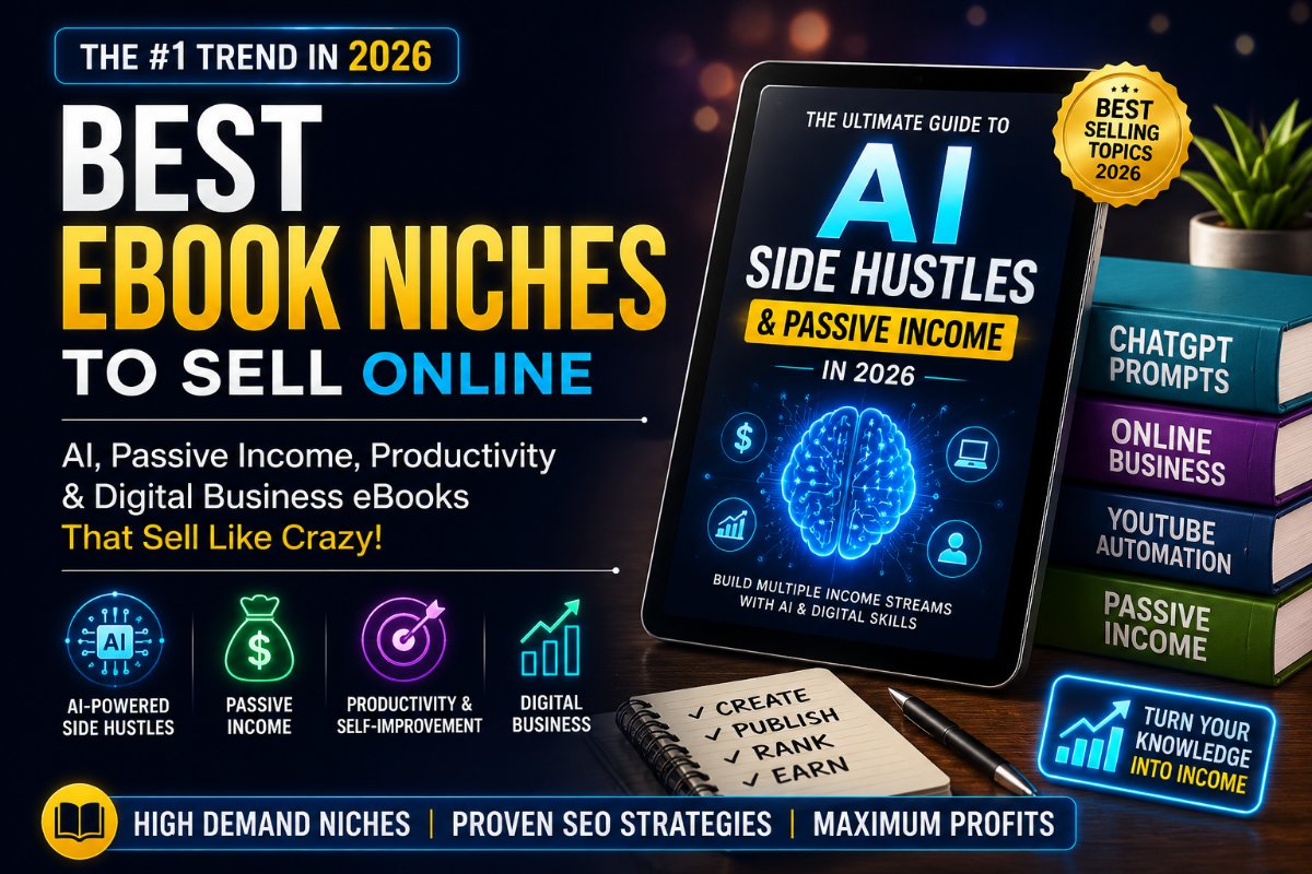 the #1 ebook trend exploding in 2026: ai-powered side hustles & digital income
