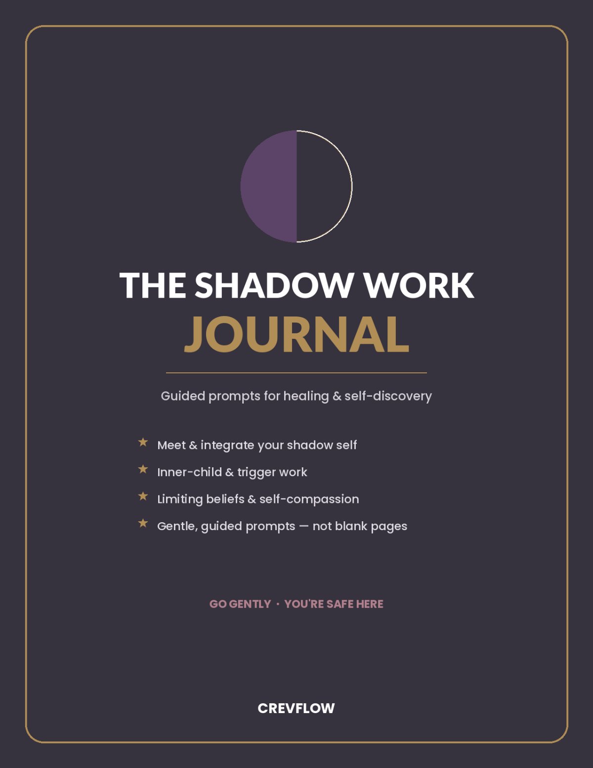 shadow work journal printable – guided prompts for inner child healing, self-discovery & personal growth
